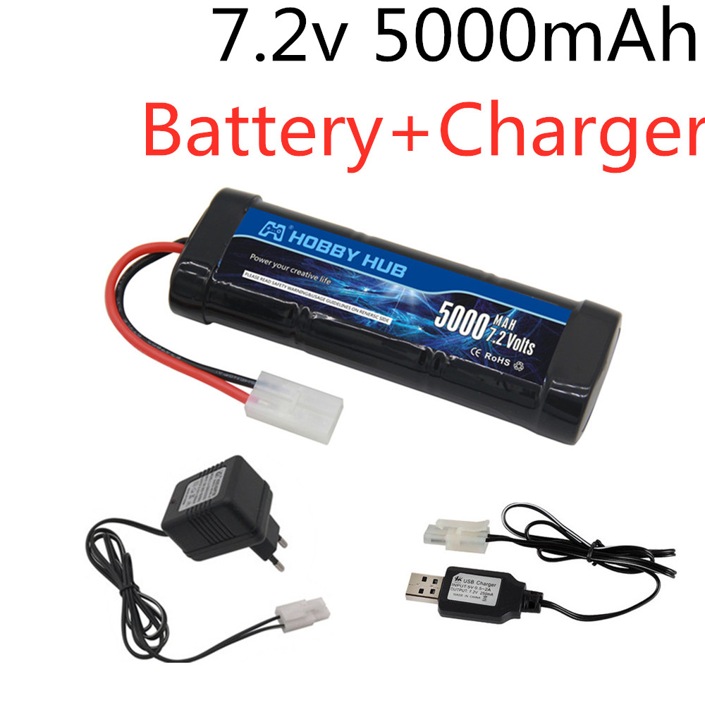 Rc Hobby Rc - Batterie Ni-MH 7.2V 5000mAh avec prise