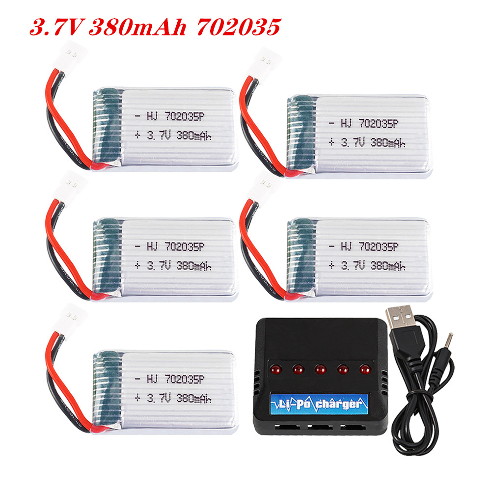Rc Hobby Rc - Batterie Lipo Rechargeable avec chargeur, 3.7V,