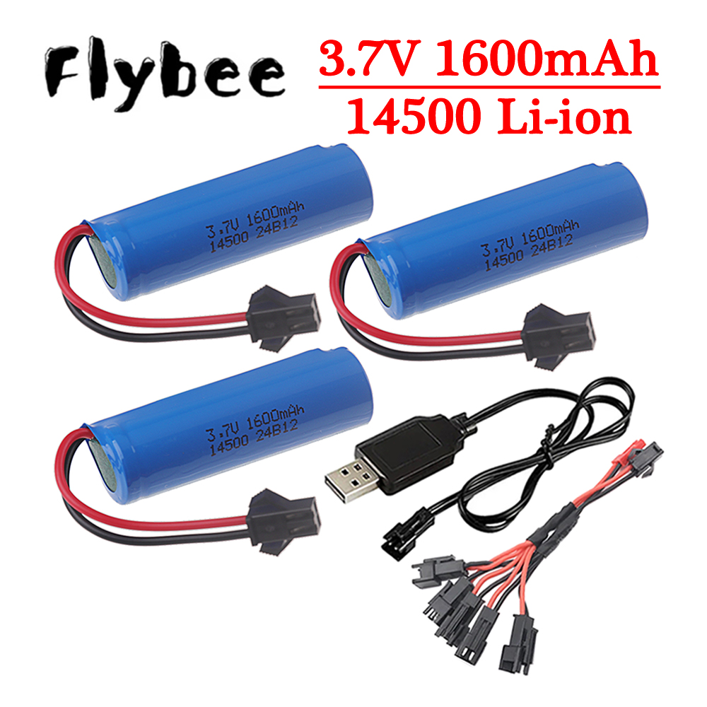 Rc Hobby Rc - Batterie d'origine 3.7v 14500 1600mAh Lipo