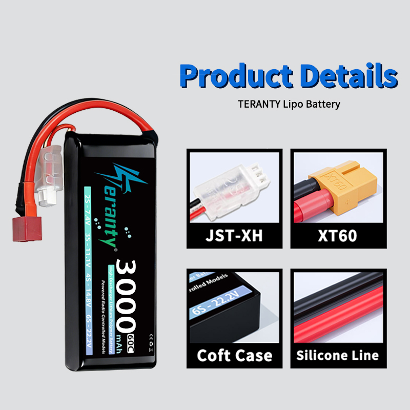 Batterie Lipo TERANTY 2S 3000m - Rc Hobby Rc avis et prix