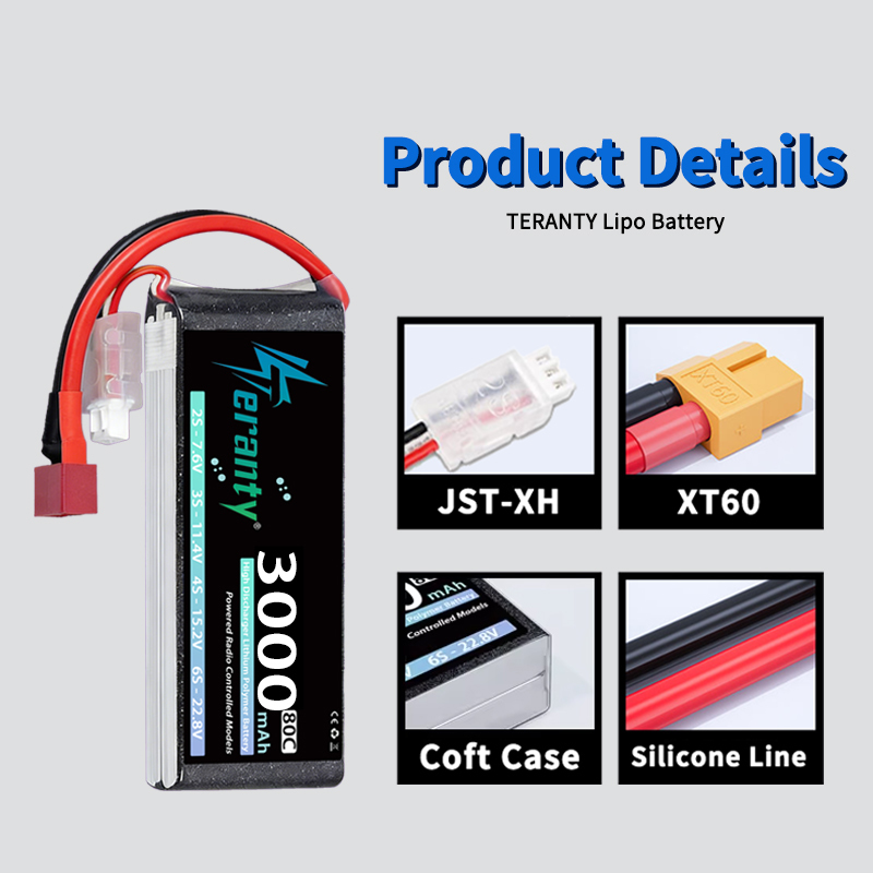 Batterie Lipo TERANTY 2S 3000m - Rc Hobby Rc avis et prix
