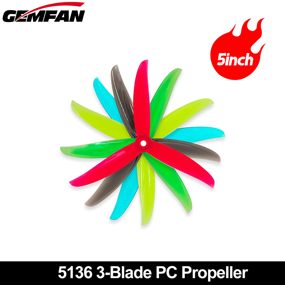 Gemfan VANOVER 5136 hélice PC  - Fpv Racing Quadcopter avis et prix