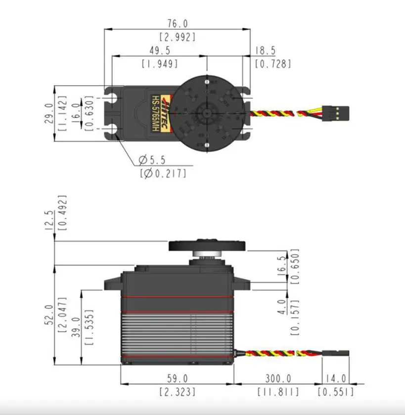 HS-5765MH Servomoteur numériqu - Servo Metal Gear avis et prix