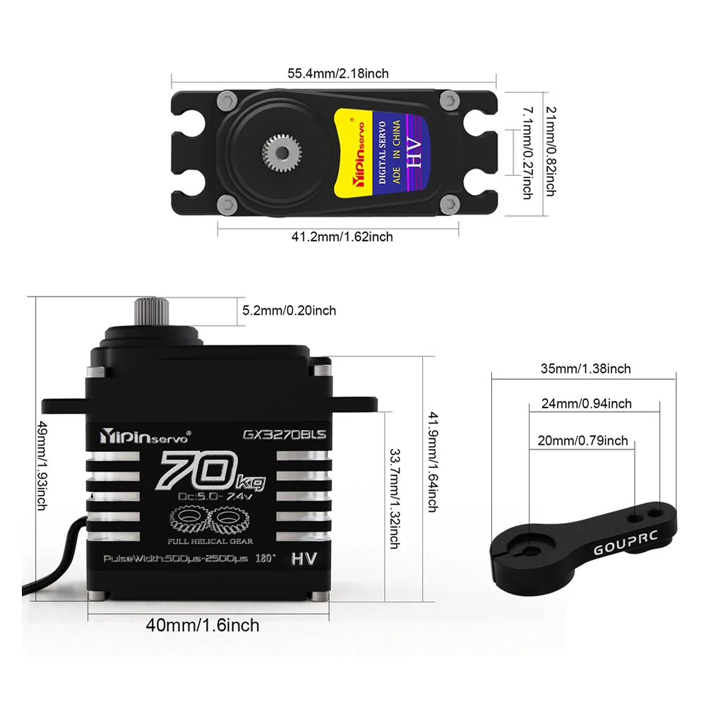 Servomoteurs Brushless à Induc - Servo Metal Gear avis et prix