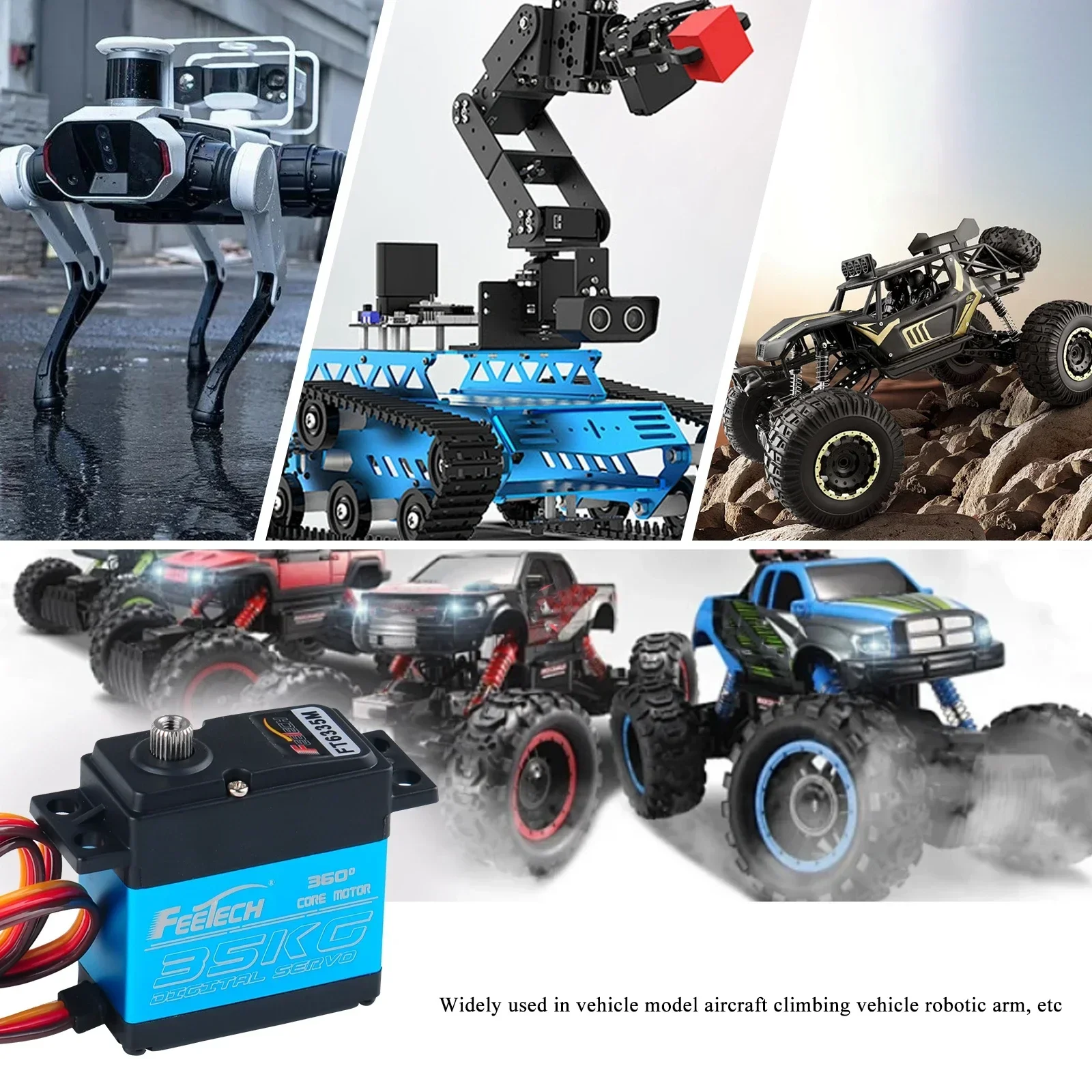 Feetech FT6335M moteur de serv - Servo Metal Gear avis et prix